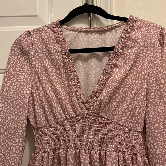 Long Sleeve Dress Maternity   Mom Size M length 33 Pit to Pit 18 - Picture 2 of 6